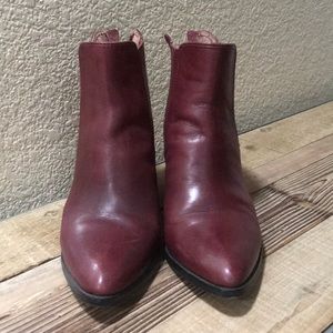 Dark Red Boots